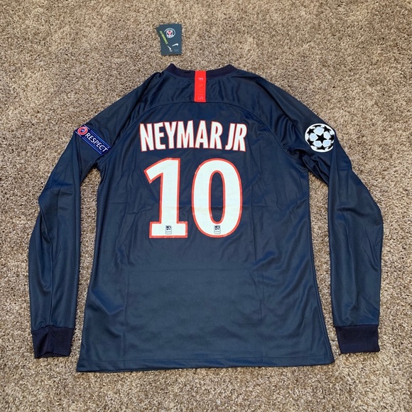 Neymar jr long sleeve jersey Clearance
